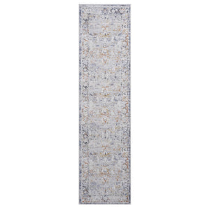 Payas - 2' X 8' Traditional Runner Rug - Ivory / Gray by Couch.com