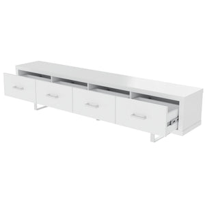 TV Stand With Slatted Drawers