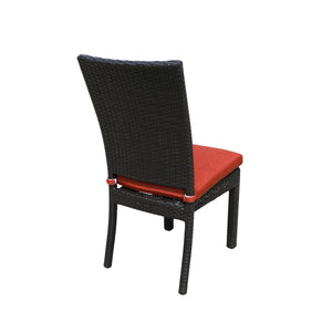 Balcones - Outdoor Wicker Dining Chairs With Cushions (Set of 8) by Couch.com
