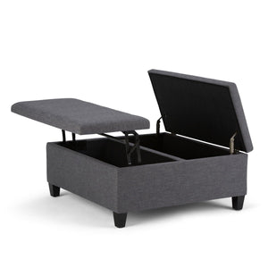 Ellis - Coffee Table Storage Ottoman Contemporary Design by Couch.com