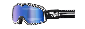 100% Barstow Goggles - Death Spray - Blue Mirror 50000-00002