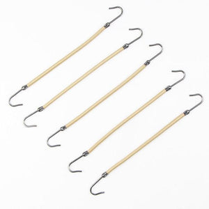 5/10pcs Ponytail Rubber Elastic Hook Hair Bands For Women Gum Hooks Hair Accessories Hair Ties Styling Tools Holder Bungee Bands Gorgeous Hair Accessories For Women