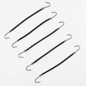5/10pcs Ponytail Rubber Elastic Hook Hair Bands For Women Gum Hooks Hair Accessories Hair Ties Styling Tools Holder Bungee Bands Gorgeous Hair Accessories For Women