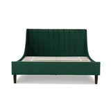 Aspen - Vertical Tufted Modern Headboard Platform Bed Set by Couch.com