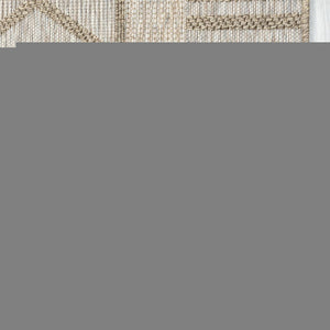 5' X 7' Gray Striped Handmade Indoor Outdoor Area Rug