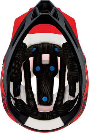 100% Trajecta Helmet - Fidlock - Cargo - Fluo Red - Medium 80003-00010