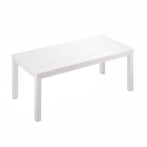 63" Gray Solid Wood Dining Table