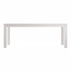 63" Gray Solid Wood Dining Table