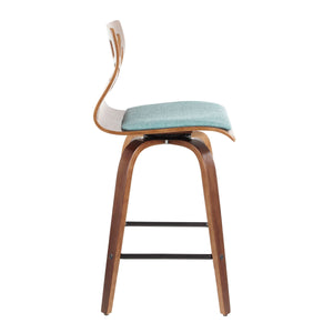 Folia - Mid Century Modern Counter Stool (Set of 2) by Couch.com