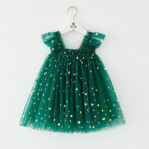 Christmas New Children Shirt XINGX Suspender Skirt For Girls