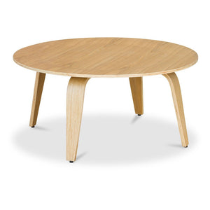 34" Natural Round Coffee Table