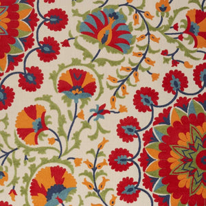 10' X 14' Red And Ivory Indoor Outdoor Area Rug