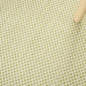 9' X 12' Green And Ivory Indoor Outdoor Area Rug