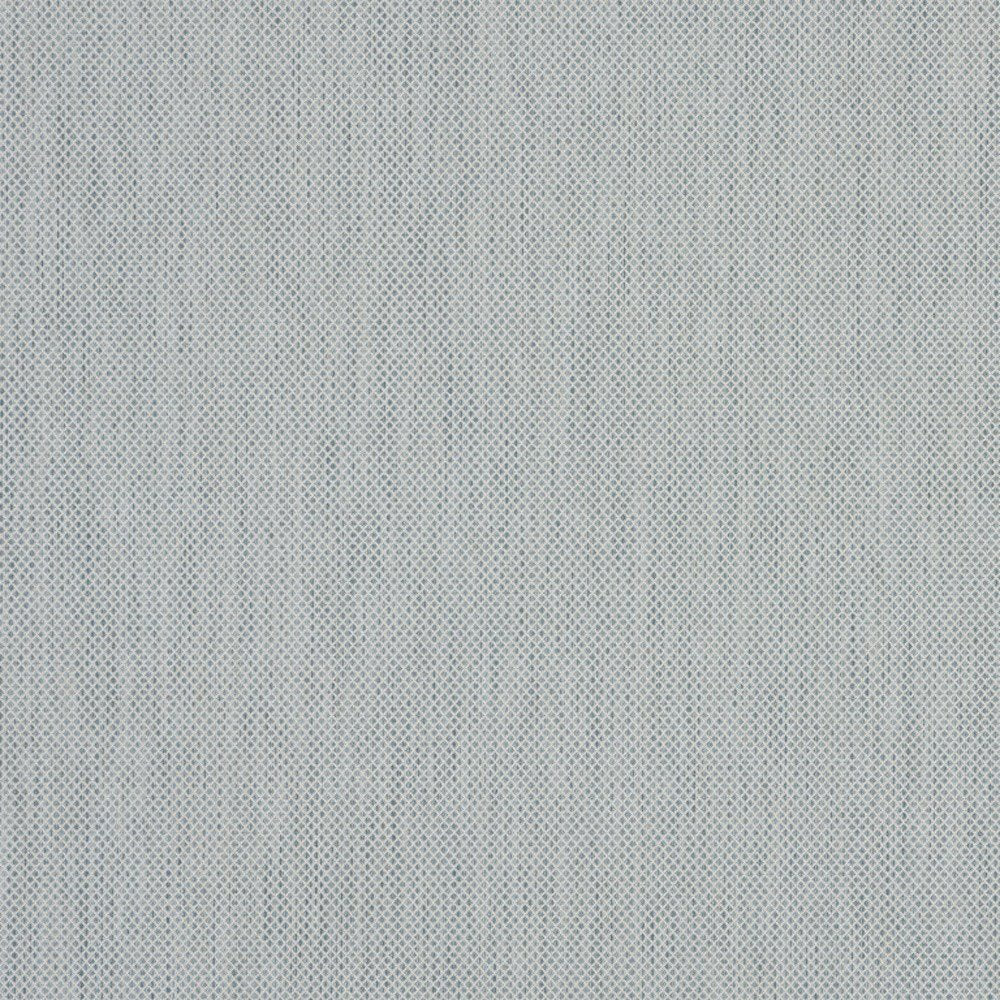 8' Aqua And Ivory Square Indoor Outdoor Area Rug