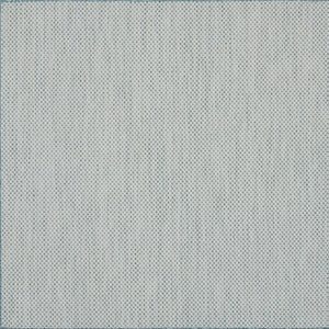 4' Blue Square Geometric Power Loom Area Rug