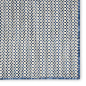 4' Bone Square Geometric Power Loom Area Rug