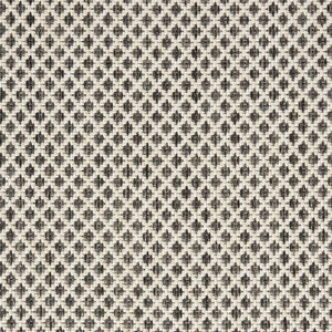 8' Charcoal Square Geometric Power Loom Area Rug