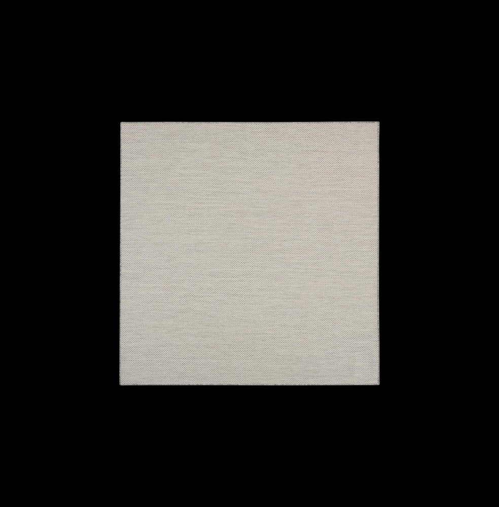 8' Silver Square Geometric Power Loom Area Rug