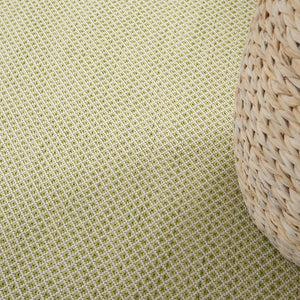 6' X 9' Green Geometric Power Loom Area Rug