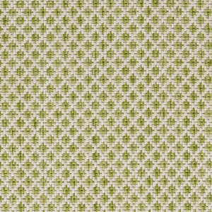 8' X 10' Green And Ivory Indoor Outdoor Area Rug