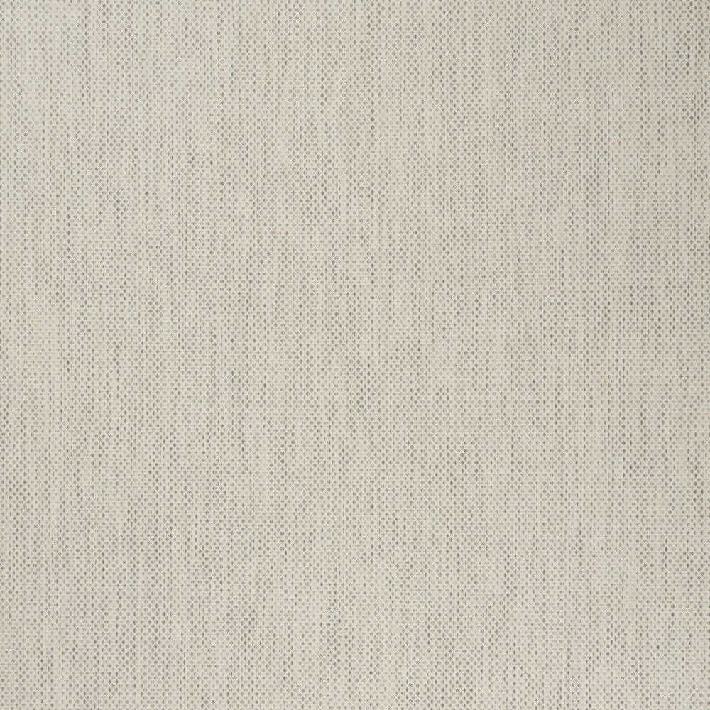 8' X 10' Ivory And Silver Indoor Outdoor Area Rug