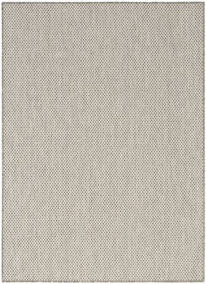 5' X 7' Ivory Geometric Power Loom Area Rug