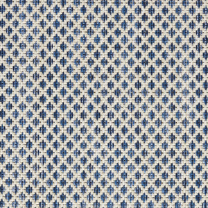 7' X 10' Blue And Ivory Indoor Outdoor Area Rug