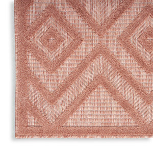 7' X 10' Orange Indoor Outdoor Area Rug