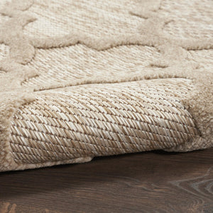 9' X 12' Beige Indoor Outdoor Area Rug