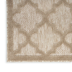 9' X 12' Beige Indoor Outdoor Area Rug