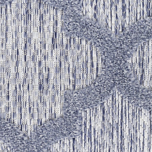 8' X 10' Blue Indoor Outdoor Area Rug