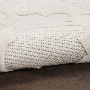 8' X 10' Cream Indoor Outdoor Area Rug