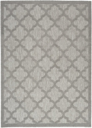 6' X 9' Gray Geometric Flatweave Area Rug