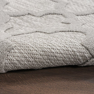 8' X 10' Gray Indoor Outdoor Area Rug
