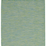 8' Blue Power Loom Runner Rug