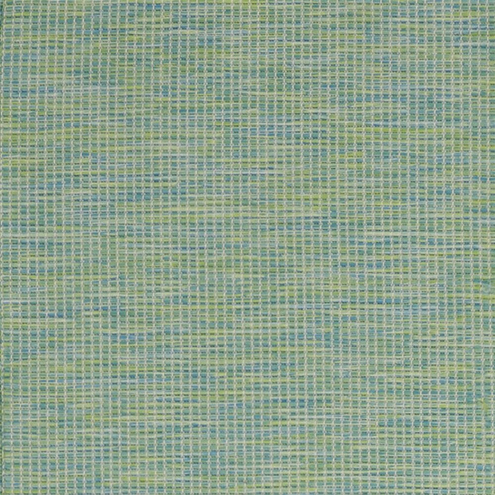 8' Blue Power Loom Runner Rug