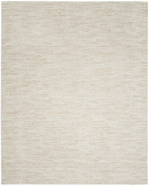 8' X 11' Beige And Ivory Indoor Outdoor Area Rug