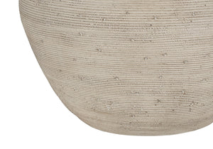 Lighting, 25'h, Table Lamp, Cream Concrete, Beige Shade, Contemporary