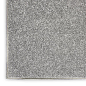 5' X 8' Gray Power Loom Area Rug