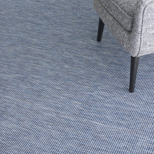 9' X 12' Navy Blue Indoor Outdoor Area Rug