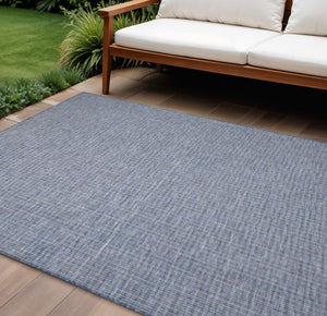 10' X 14' Navy Blue Indoor Outdoor Area Rug