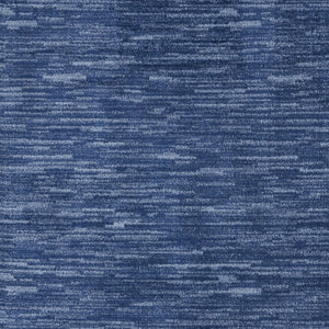 5' X 8' Navy Blue Power Loom Area Rug