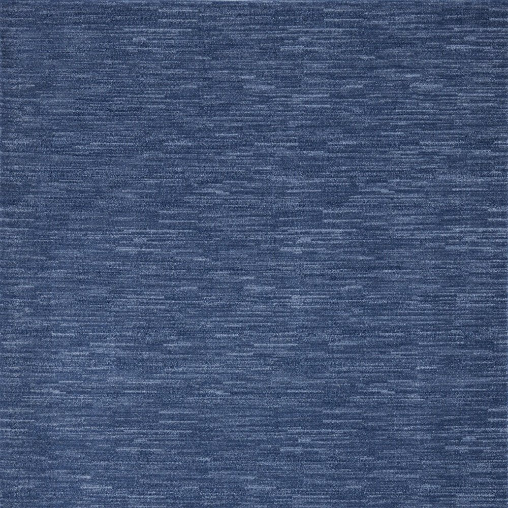 8' X 11' Navy Blue Indoor Outdoor Area Rug
