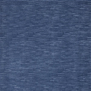 8' X 11' Navy Blue Indoor Outdoor Area Rug