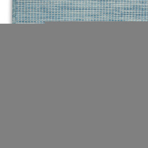 6' X 9' Aqua Indoor Outdoor Area Rug