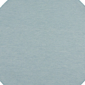 6' Aqua Round Power Loom Area Rug
