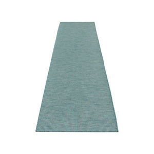 10' Aqua Power Loom Runner Rug