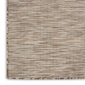 8' Beige Power Loom Runner Rug