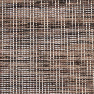6' Brown Round Power Loom Area Rug