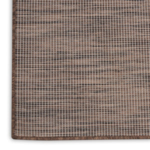 4' X 6' Brown Power Loom Area Rug